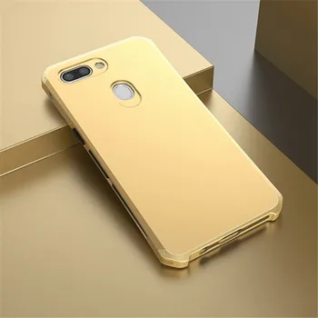 

Metal Frame Case for Oppo R15 Case Aluminum Metal Shockproof Hard PC Back Cover for Oppo R15 R17 Phone Case coque fundas