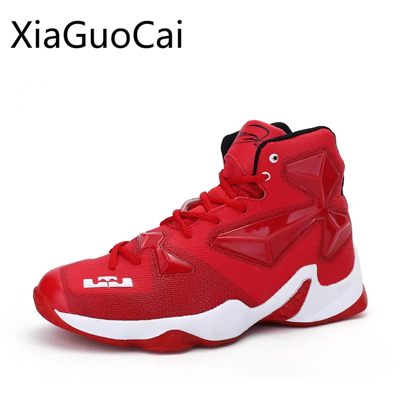 New Arrival Professional Men Basketball Shoes Spring Male Thread High