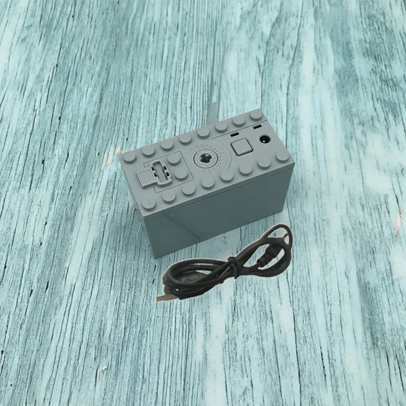 New Electric Power Functions 8878 Rechargeable Battery Box Can Adjust Output Power MOC Building Block Toy Compatible with legoes