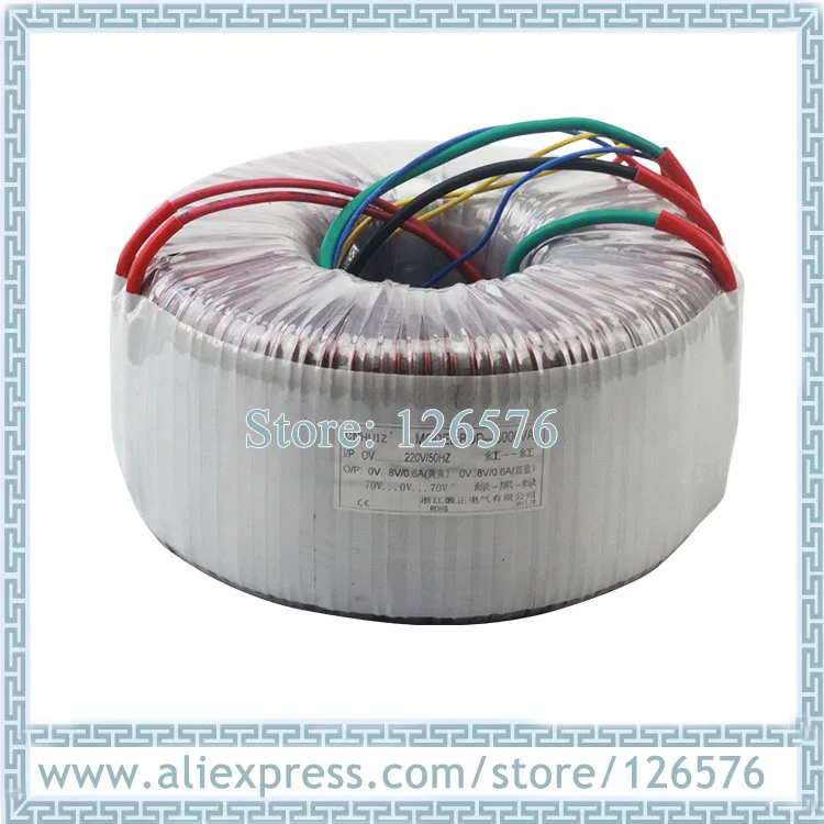 

New Copper Toroidal 350W 350VA input voltage AC220V/AC110V output voltage 110V 70V 48V 24V 12V Ring transformer