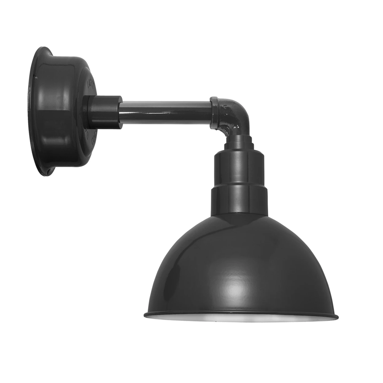 14 Blackspot LED Sconce Light in Black with Cosmopolitan Arm in Black