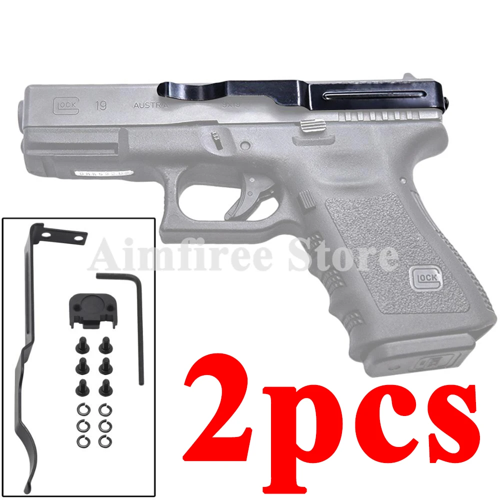 Скрытый Зажим для ремня 1 Gen Glock 2 шт. запчасти моделей 17 19 22 23 24 25 26 27 28 31 33 34 35