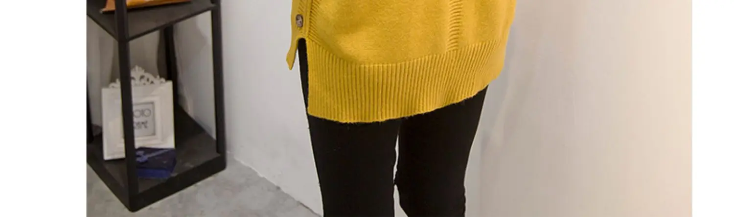 Новая Корейская вязаная рубашка с v-образным вырезом, жилет, свитер, жилет
