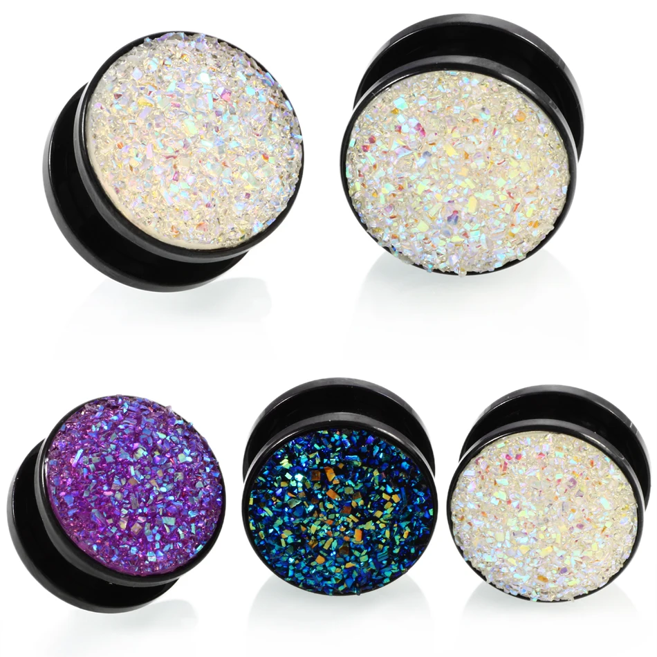 Acrylic Clear Ear Tunnels | Single Flares