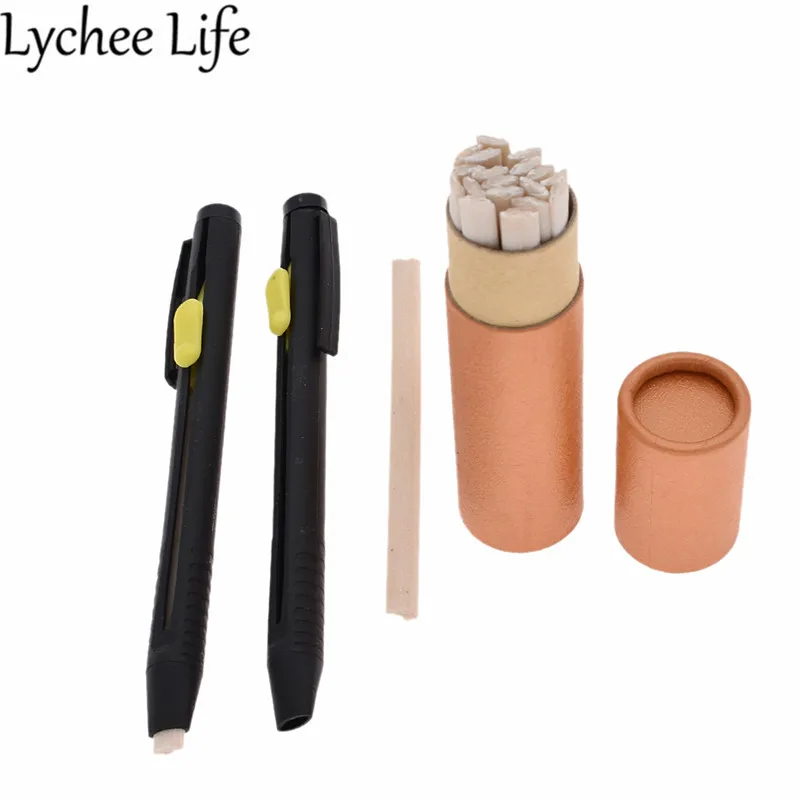 

Lychee Life Plastic Tailor's Chalk Soluble DIY Practical Sewing Tools Sets Handmade Sewing Clothes Fabric Accessories Supplies
