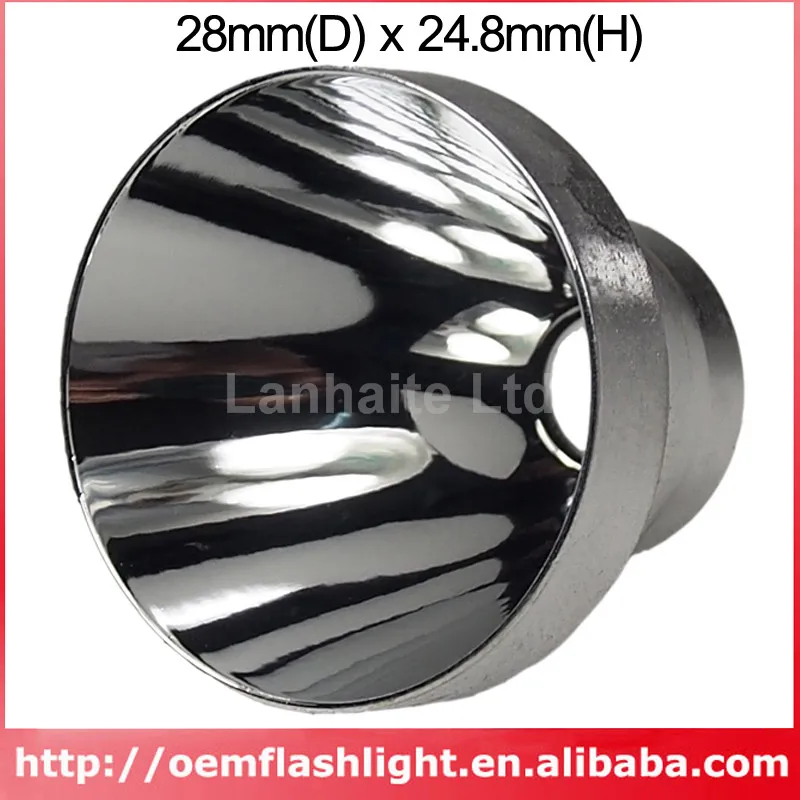 28mm(D) x 24.8mm(H) SMO Aluminum Reflector (1 pcs) | Освещение