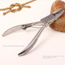 1 PC Professional Toe Nail Clippers Knot Design Cuticle Scissors Trimmer Ingrown Nail Cutter Grids Handle
