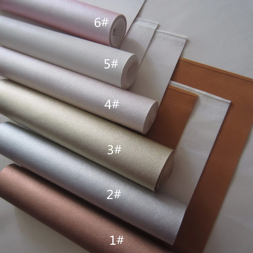 

4pcs 90X134cm PU leather fabric faux leather synthetic leather material for DIY fabric AY197