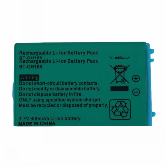For Nintendo Gameboy Advance GBA SP BT-GH188 3.7V 800mAh Rechargeable Battery Power Pack Replacement with Tool & Retail Package For Nintendo Gameboy Advance GBA SP BT-GH188 3.7V 800mAh Rechargeable Battery Power Pack Replacement with Tool & Retail Package