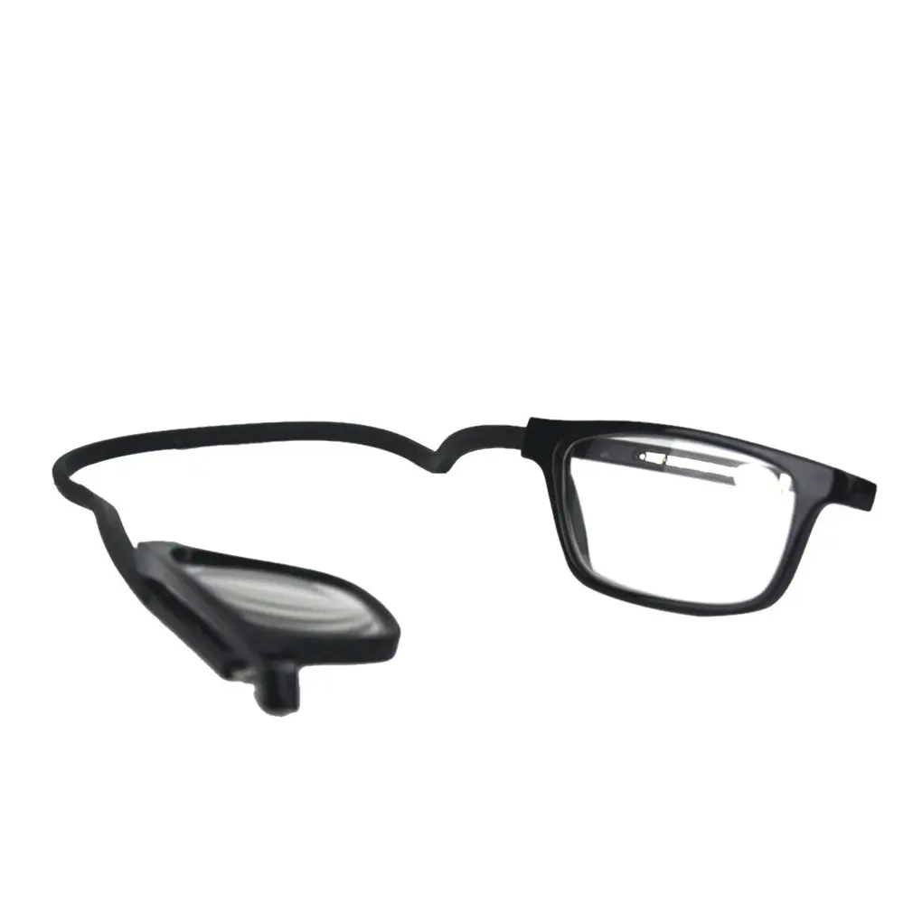 Складные Висячие мужские и женские очки для чтения на 360 градусов, визуальная помощь, приспособление для чтения, регулируемые Магнитные очки
