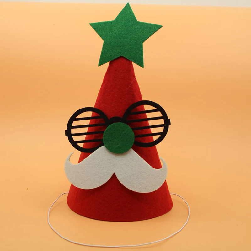 1 шт. разные типы рождественские шляпы рождественские украшения на столы для домашнего использования поддержка прямой доставки