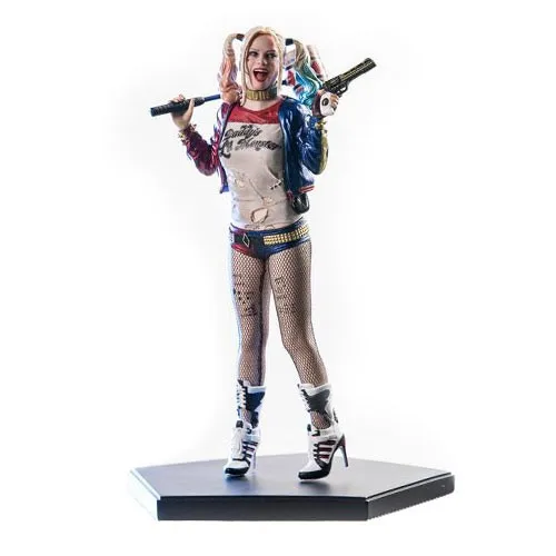 Nouveau chaud 19cm vrais bas Suicide escouade Harley Quinn Harleen Quinzel collectionneurs figurine jouets cadeau de noël avec boîte