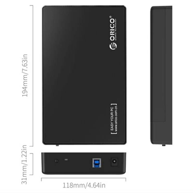 Orico Hdd Fall 35/25 zoll Sata zu USB 3.0 Externe Festplatte Box SSD Festplatte Box Universal-Fest 