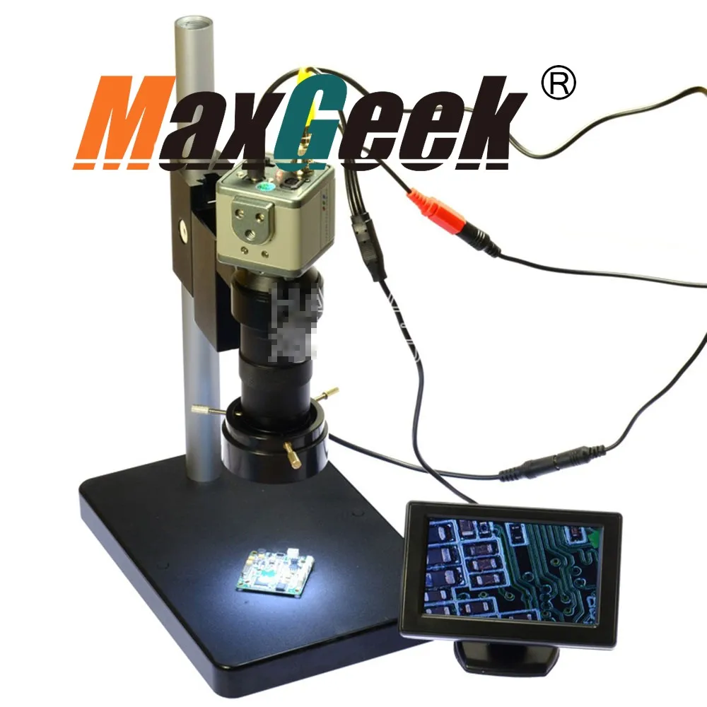 

Industrial Microscope Camera 800TVL HD C-Mount BNC Output with Stand Monitor