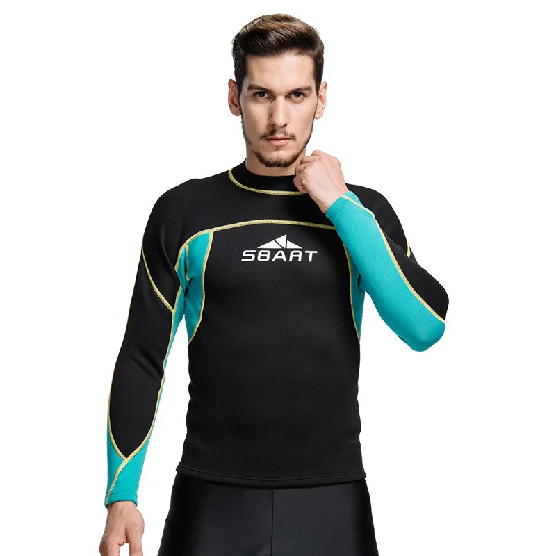 Man Professional Diving Surfing Rash Guard Men's Winter Warm & Sun