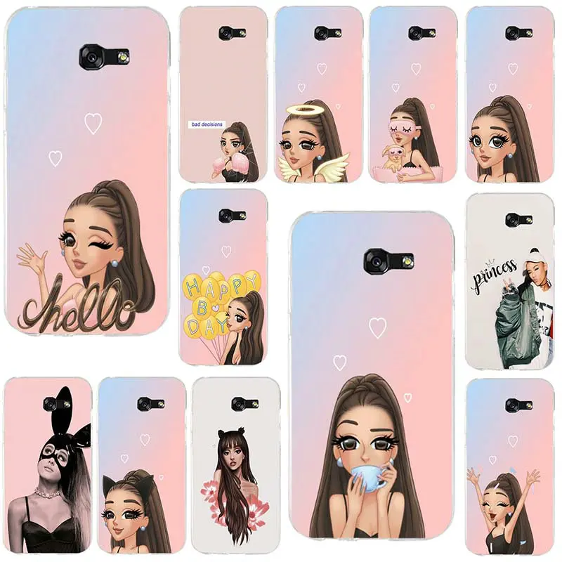 Ариана Гранде мобильный чехол для телефона Samsung Galaxy A3 A5 A7 J1 J2 J3 J4 J5 J6 J7 2016 2017 2018
