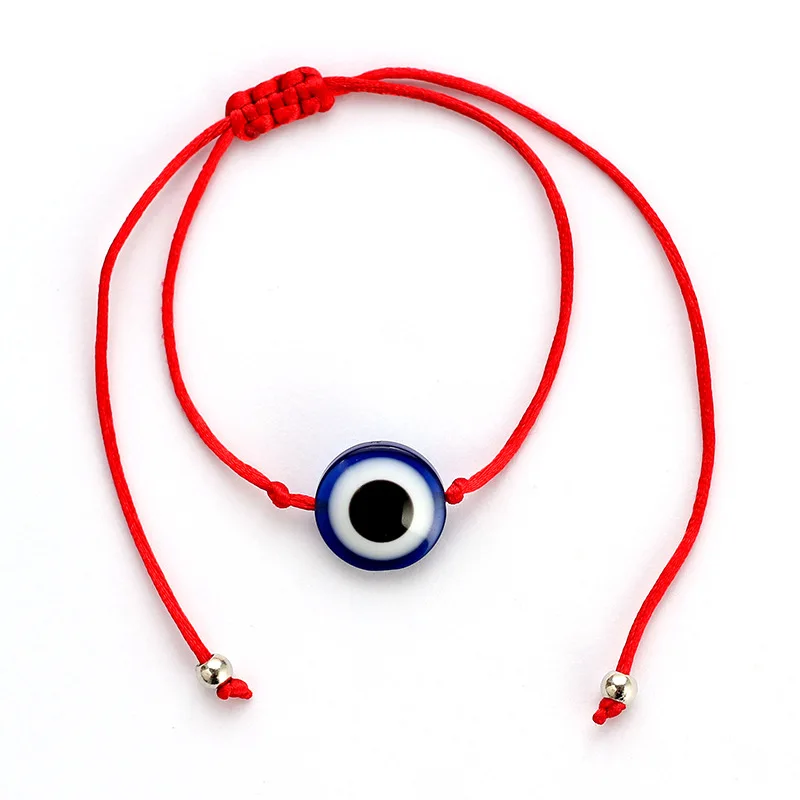 Lucky Red String браслет для женщин ручной работы плетеный нить сглаза шарм женский браслет веревка ювелирные изделия подарок на день рождения