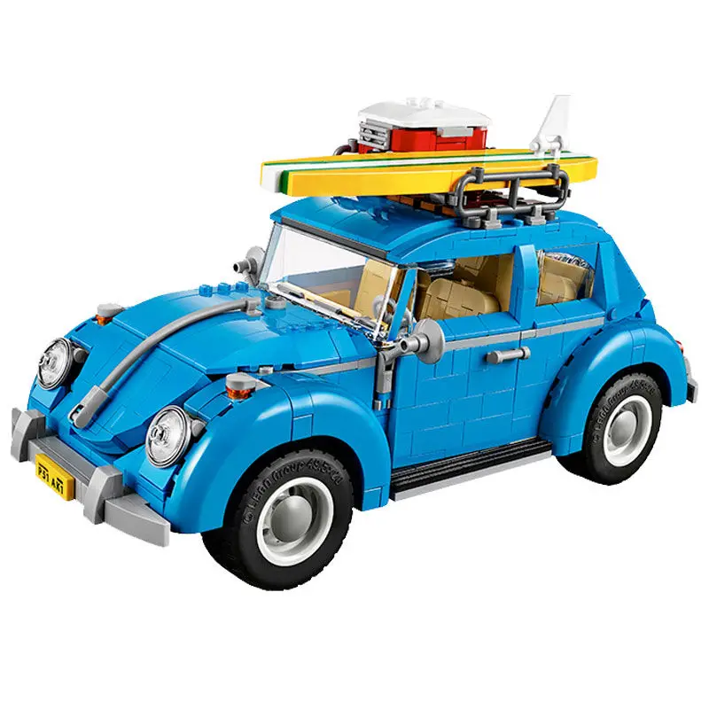 

brand 21003 1193Pcs Creator Series City Car Beetle model Building Blocks sets education toys for Kids gifts Compatible With Lego