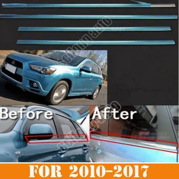

SIKALI SKL car styling accessories Chrome Under Window Trim Kit molding exterior 6pcs fit for 2010-2016 Mitsubishi asx RVR