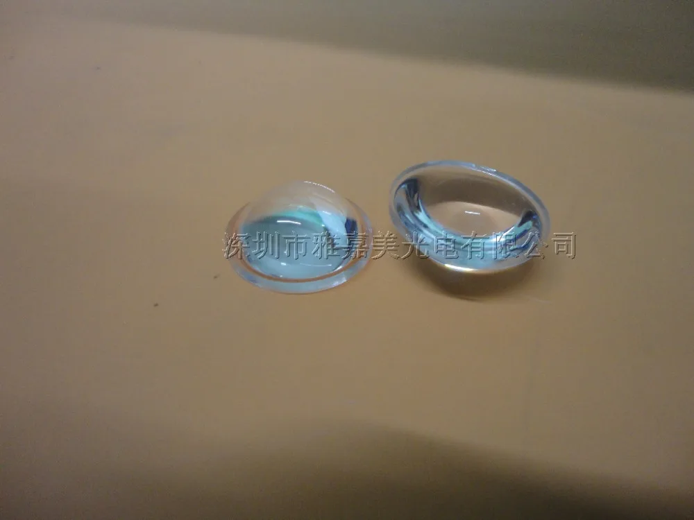 

Plastic LED convex lens 20.5MM Height 8.0mm ,Plano Convex lens ,Flashlight focusing optical lens