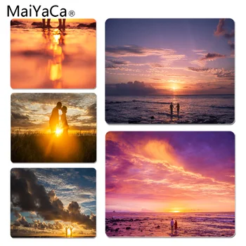 

MaiYaCa Sunset Under Sunset Glow Gamer Speed Mice Retail Small Rubber Mousepad Size for 25X29cm Gaming Mousepads