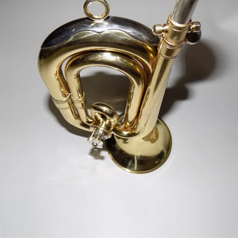 Bb Spanish Horn Yellow brass with Bag lacquer silver nickel plated Professional trumpet