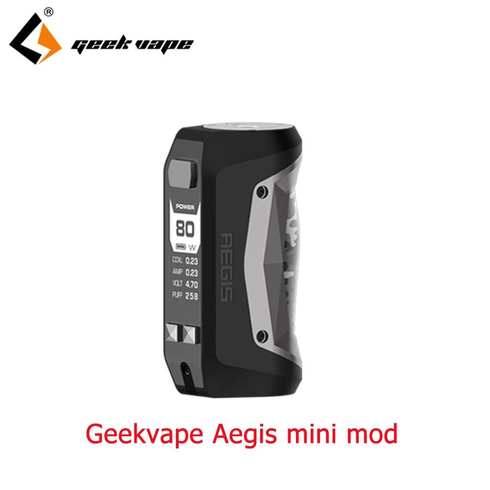 2pcs/lot 80W Geekvape Aegis Mini Mod built-in 2200mah battery for Geekvape Cerberus Tank fast charging mod VS aegis legend Mod