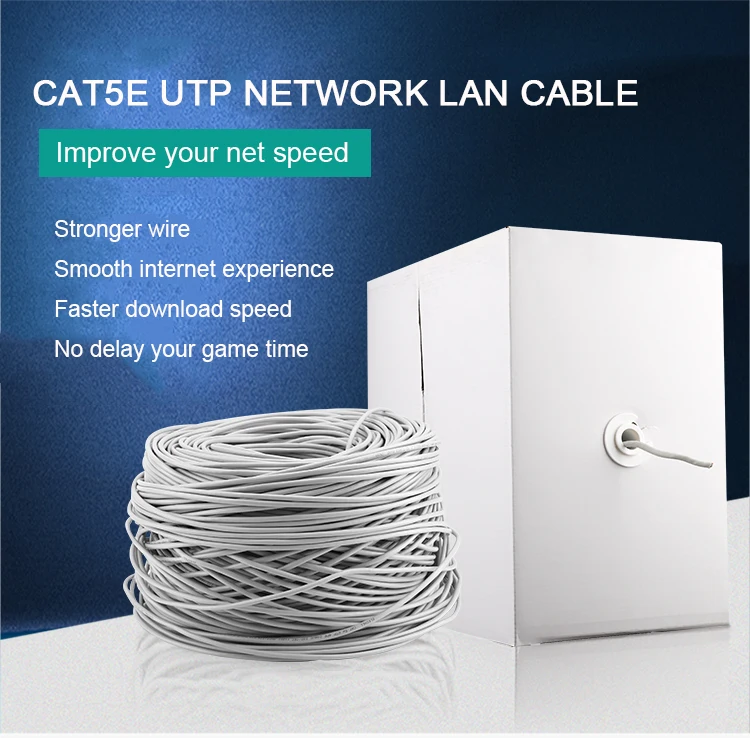 Электрический сетевой кабель CAT5 UTP сетевой провод супер скорость 5 мм Диаметр
