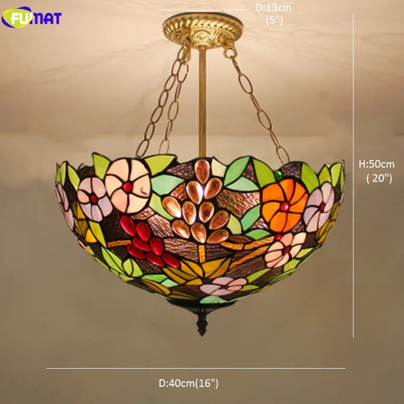 Flower Tiffany Pendant Lamps5.