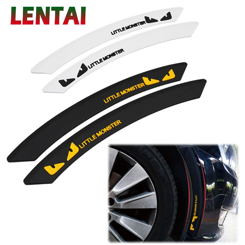 LENTAI автомобильные шины колеса защита для бровей наклейки Toyota c hr Kia sportage Peugeot 3008 Honda
