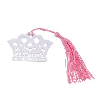 

Metal Princess Crown Bookmark Page Book Maker Marcapaginas Segnalibro Wedding Birthday Gift Box Office School Stationery Supply