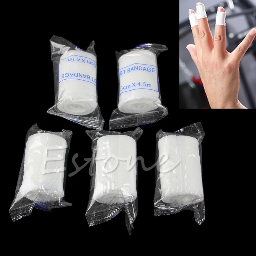 Medical Bandage 5Pcs Clean Pro Roll Elastic Adhesive Stretch 1 Set | Спорт и развлечения