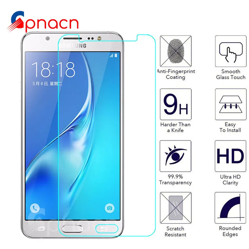 GPNACN 0,28mm 9H закаленное Стекло для Samsung Galaxy J3, J5, J7 года J310 J510 J710 Экран защитная плёнка для НУА Вэй чехол