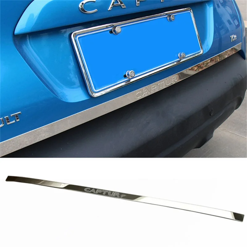 Us 23 99 20 Off Abaiwai Car Styling For Renault Captur 2015 2016 Stainless Steel Rear Door Bottom Tailgate Frame Plate Trim Rear Trunk Lid Cover In