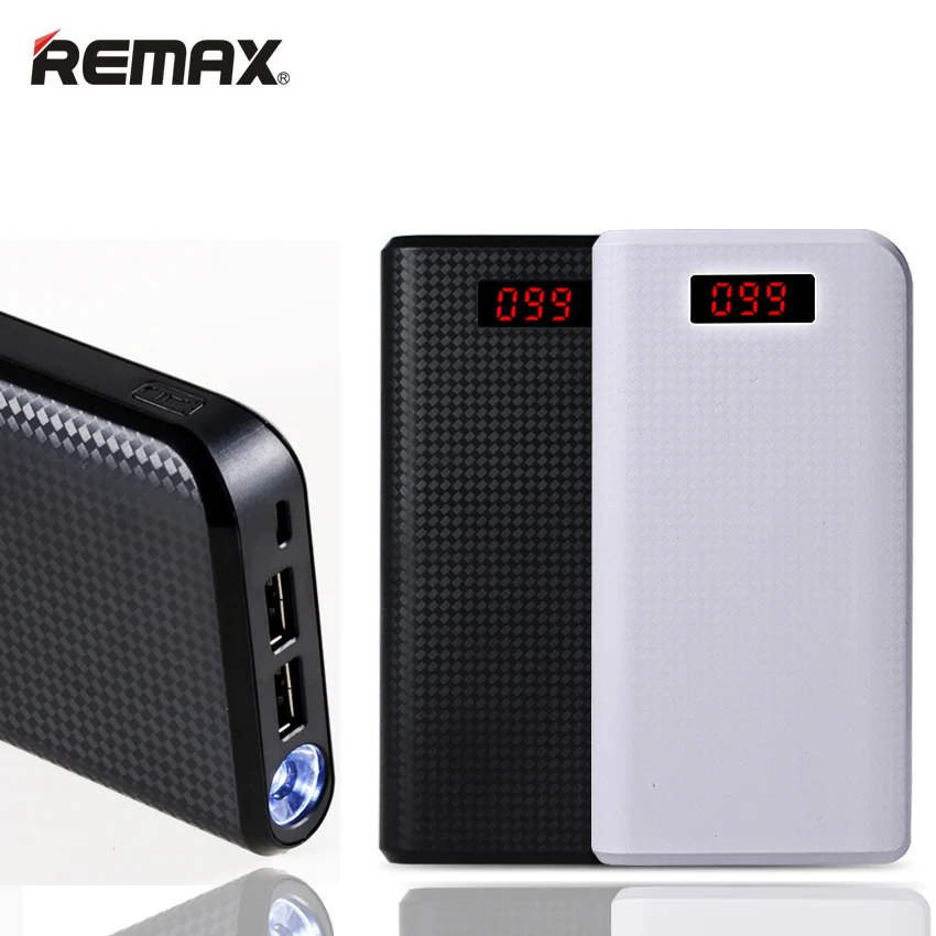 

REMAX Power Bank Dual USB LED External Mobile Battery Charger Backup Pack Powerbank For iPhone 5 6s Plus iPad Xiaomi Mi5 LG