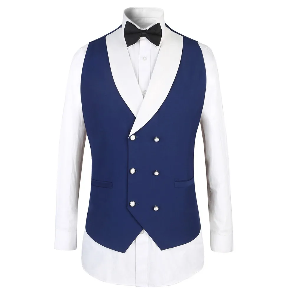 2018-Nouveau-Mode-Hommes-Costume-3-Pi-ces-Un-Bouton-Masculino-Bleu-Ch-le-Revers-Hommes (3)