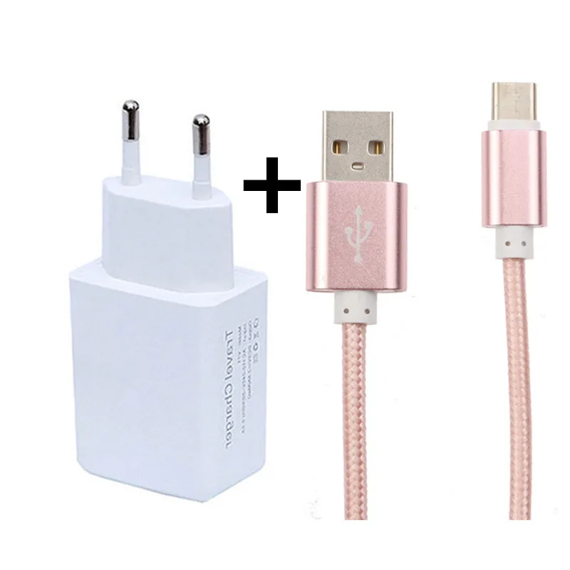 Нейлоновое зарядное устройство типа C USB для быстрой зарядки Samsung Galaxy S9 S8 Xiaomi MI5 6 MI8