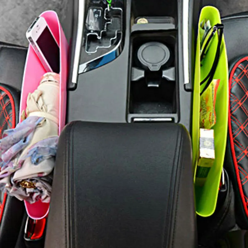 

1Pc Car Storage Box Bag Organizer Auto Parts Car Seat Slit Pocket Pouch Storage