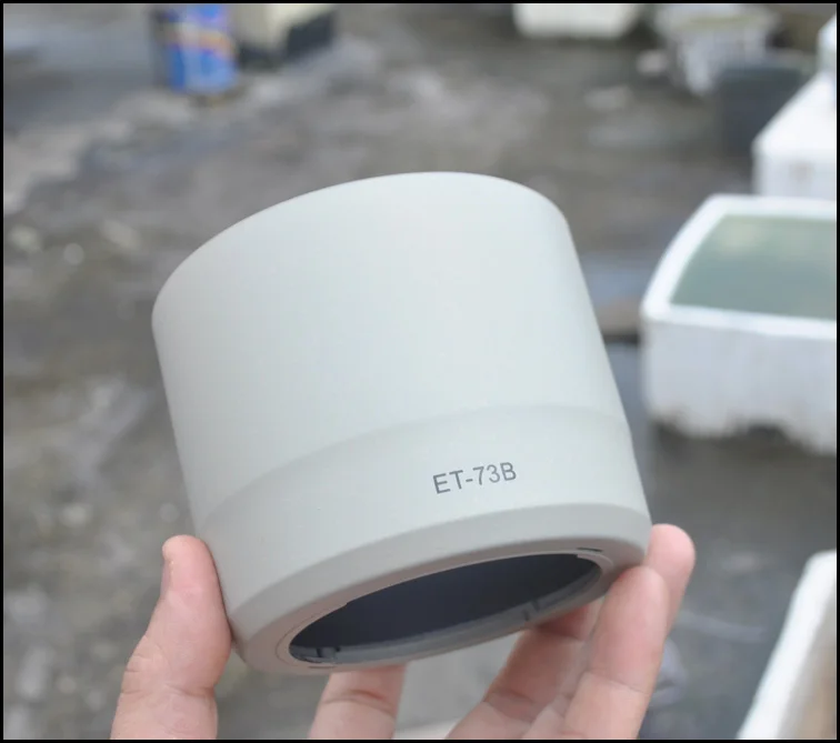 Белая бленда для объектива Canon EF 70 300 мм|Бленды| |