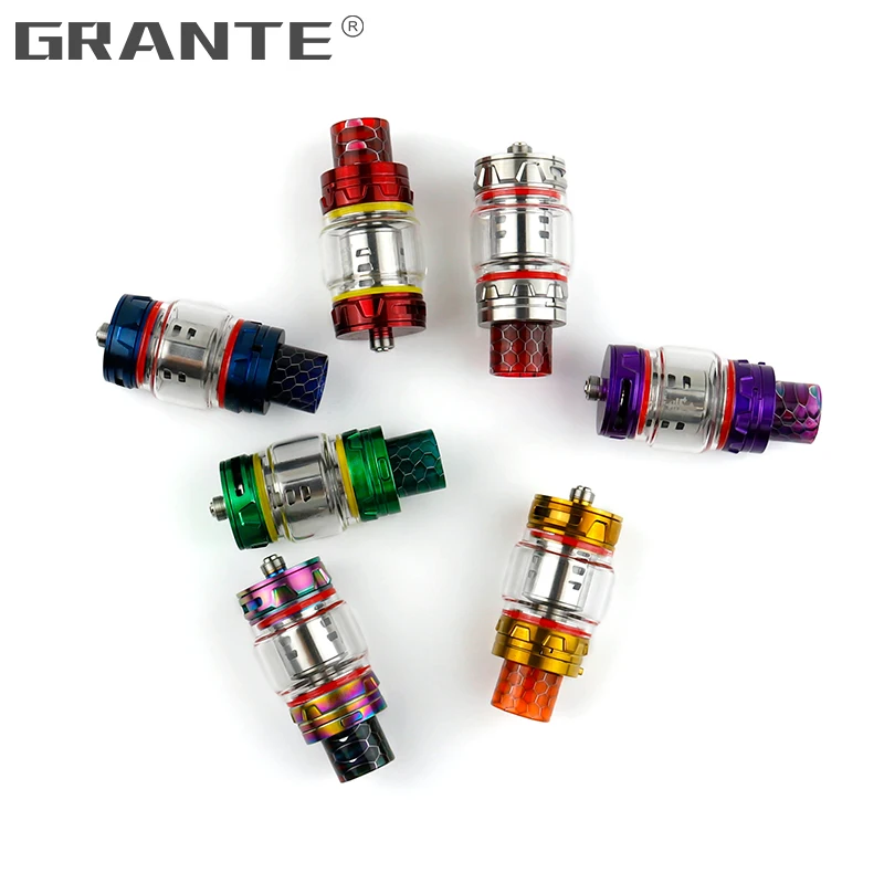 Grante TFV12 Prince Atomizer With 810 Drip Tip 8ml Top Filling 510 Atomizer TFV12 Prince Dual Coil Vape Vaporizer Tank Grante TFV12 Prince Atomizer With 810 Drip Tip 8ml Top Filling 510 Atomizer TFV12 Prince Dual Coil Vape Vaporizer Tank