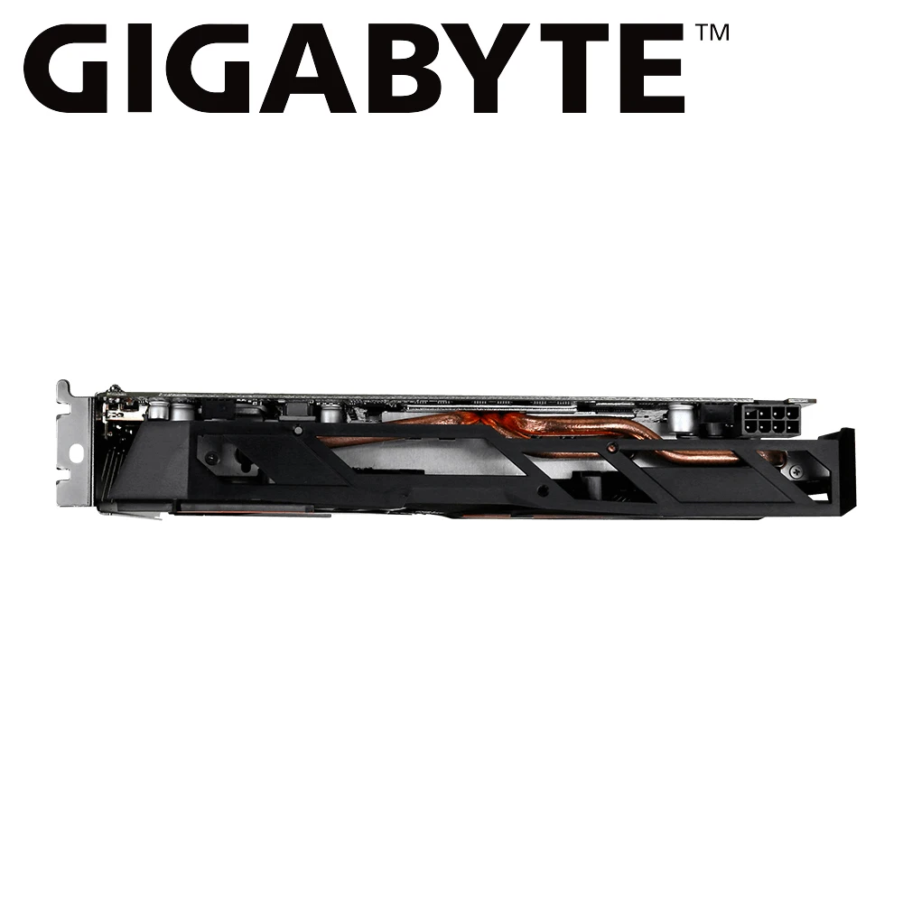 Графическая карта Gigabyte Radeon rx 580 8G RX580 питается от интуитивно понятного