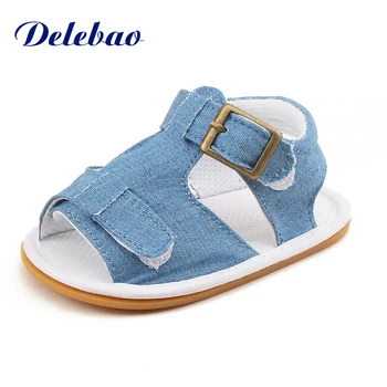 

2018 Summer New Design Five Colors Baby Sandals Two Hook & Loop Hook & Loop Sole Infant Toddlers Baby Boy & Girl Shoes