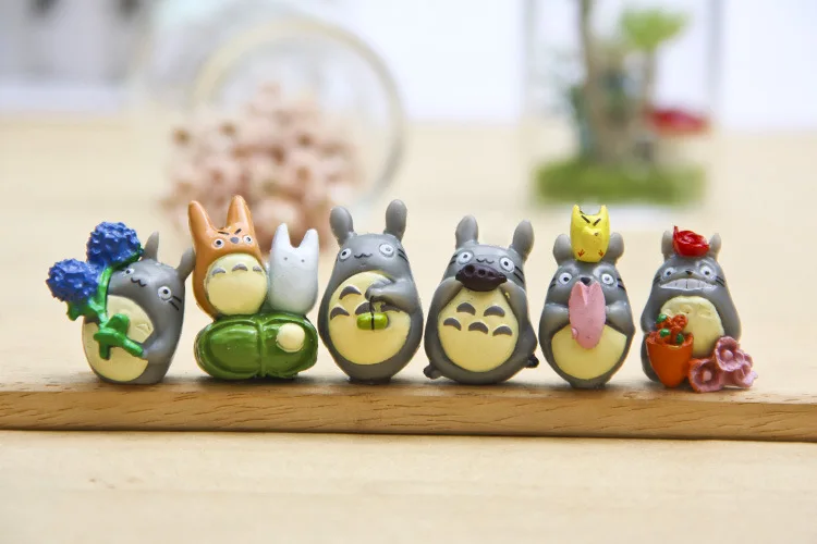 12pcs Hayao Miyazaki Studio Ghibli Totoro Anime Action Figures Set Miniature Garden Decor Terrarium Figurines - 9