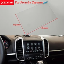 Car Sticker 8 7 Inch GPS Navigation Screen Steel Protective Film For Porsche Cayenne Control of LCD Screen Car Styling