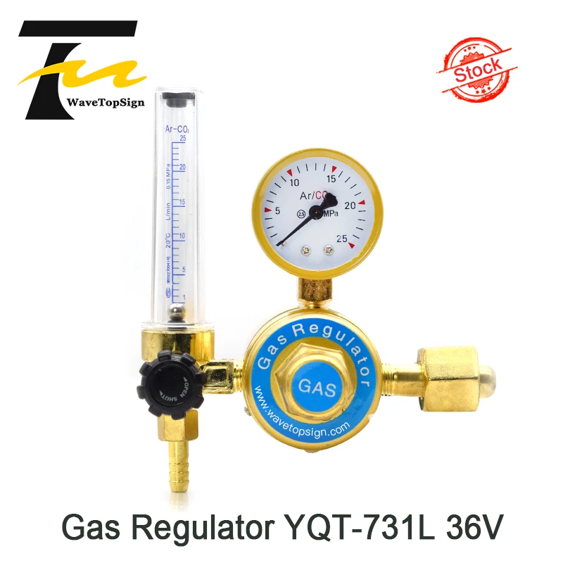 WaveTopSign CO2 подогреваемый регулятор 36 В YQT-731L углекислого газа Сварка нагревание метр