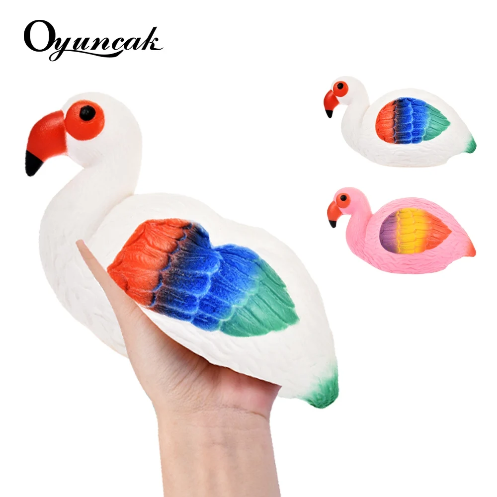 

Oyuncak Squishe Antistress Jumbo Squishy Slow Rising Flamingo Novelty Gag Toys Stress Relief Anti Stress Fun Entertainment Toys