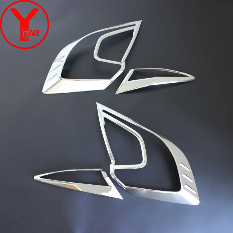 chrome rear tail lights covers For Honda civic 2016 2017 ABS new auto