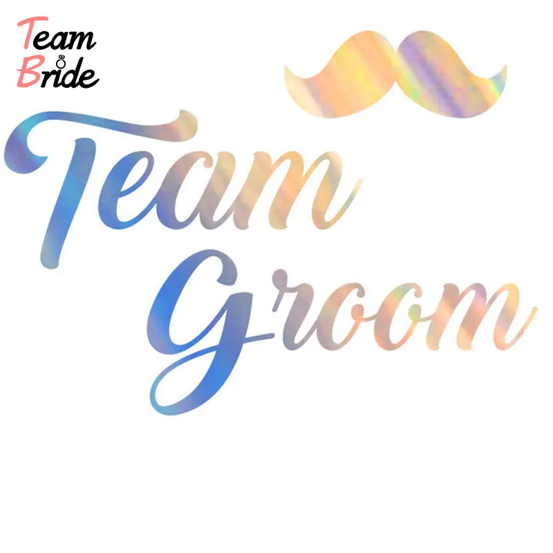 

Team Bride 6PC /set Rainbow Silver Bachelorette Party Temporary Waterproof Tattoo Bachelorette Party Bride to be Party Supplies