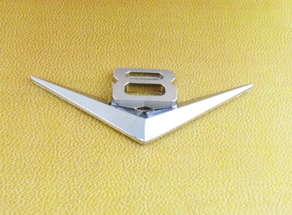 CHROME STYLE 16V CAR BADGE DECAL SELF ADHESIVE