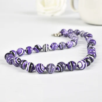 

Lavender mixed with white 10 mm size for Purple Turquoise created for diy handmade bracelts necklace women statement